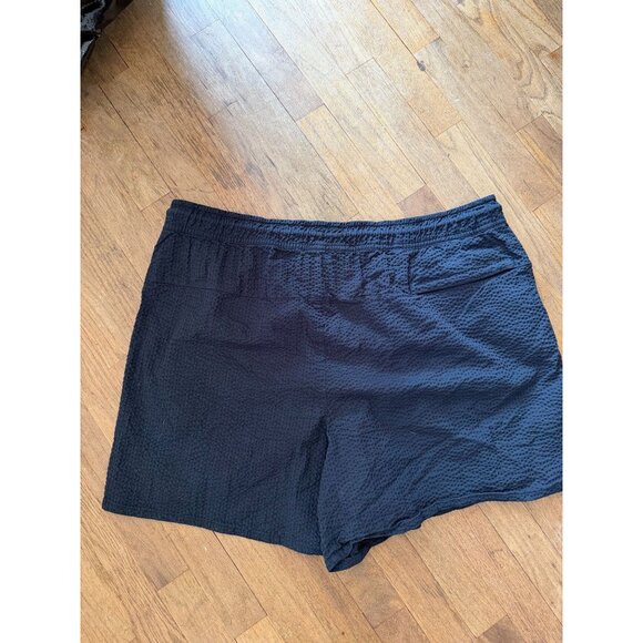 NIKE MENS SEERSUCKER BLACK SHORTS SZ XXL - Picture 3 of 4
